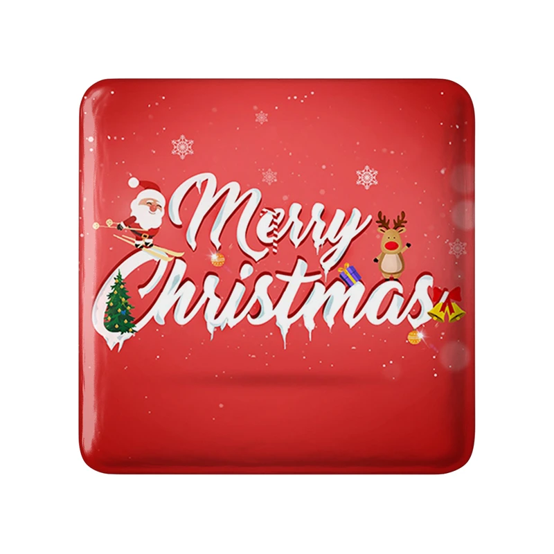 مگنت خندالو طرح کریسمس Christmas  مدل مربعی کد 22139