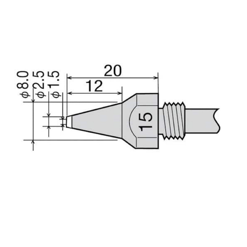 نوک قلع کش گات مدل TP-100/200N-1.5