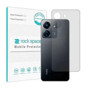 Transparent Rockspace HyGEL model phone back protector suitable for Xiaomi Redmi 13C mobile phone