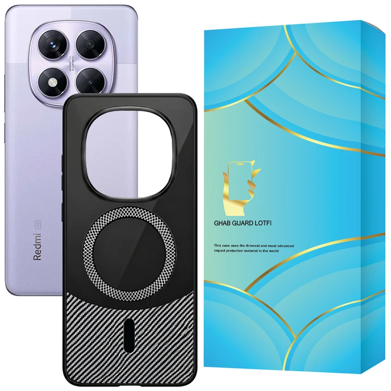 کاور قاب گارد لطفی مدل CRBNMG مناسب برای گوشی موبایل شیائومی Poco X7 Pro 5G / Redmi Turbo 4 5G 