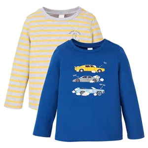 تی شرت آستین بلند پسرانه ایمپی دیمپی مدل FASTER مجموعه دو عددی