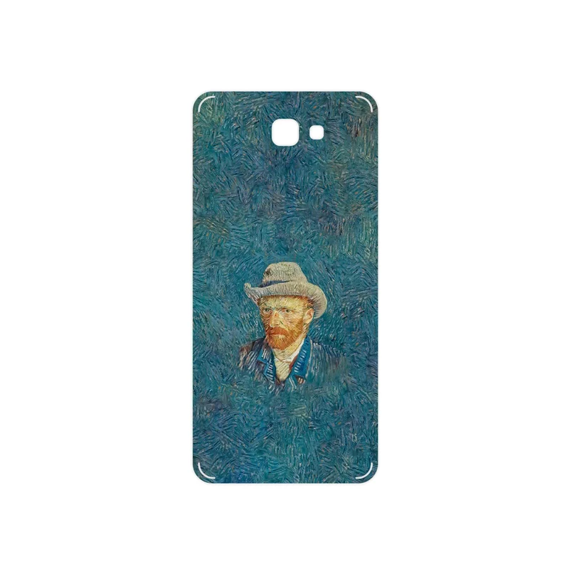 برچسب پوششی ماهوت مدل Self portrait with a gray felt hat مناسب برای گوشی موبایل سامسونگ Galaxy J7 Prime