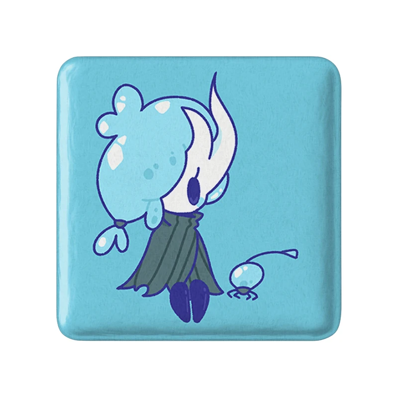 مگنت خندالو طرح بازی هالو نایت (Hollow Knight) مدل مربعی کد 32940