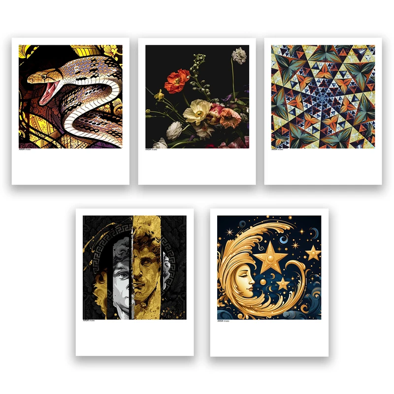 آویز تزیینی عرش مدل فانتزی کد Asa288 مجموعه پنچ عددی 