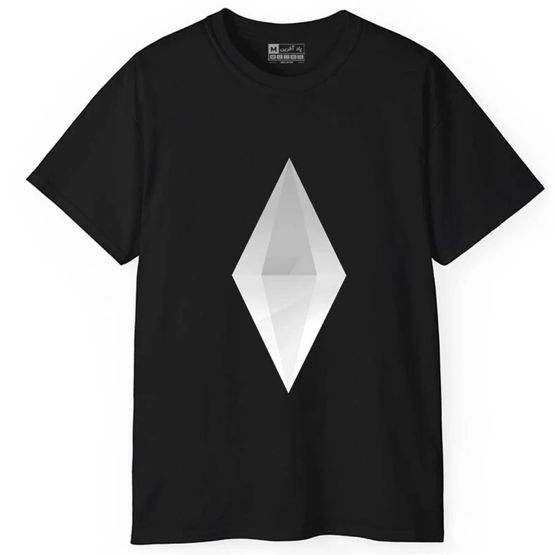 تی‌شرت آستین کوتاه مردانه پاد آفرین مدل نشانک بازی سیمز کد 35