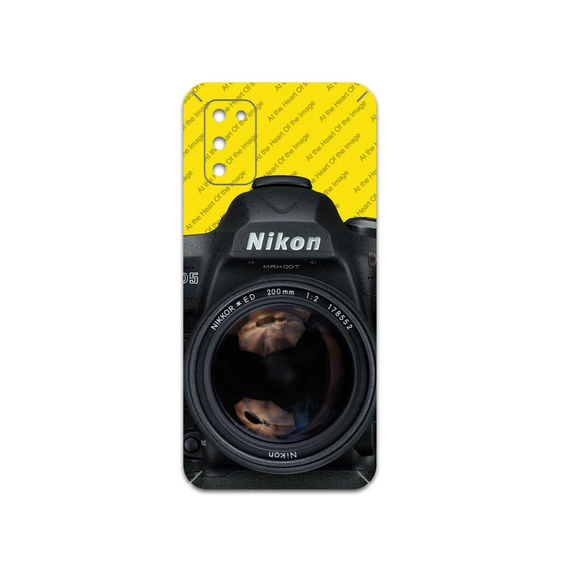 برچسب پوششی ماهوت مدل Nikon-Logo مناسب برای گوشی موبایل سامسونگ Galaxy M02s