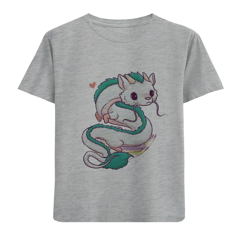 تی شرت آستین کوتاه بچگانه مدل اژدها D333