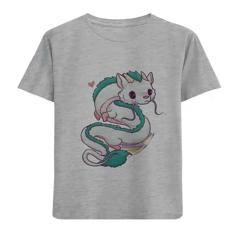 تی شرت آستین کوتاه بچگانه مدل اژدها D333