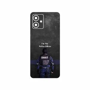 MAHOOT Police Officer Cover Sticker for Motorola Moto G14