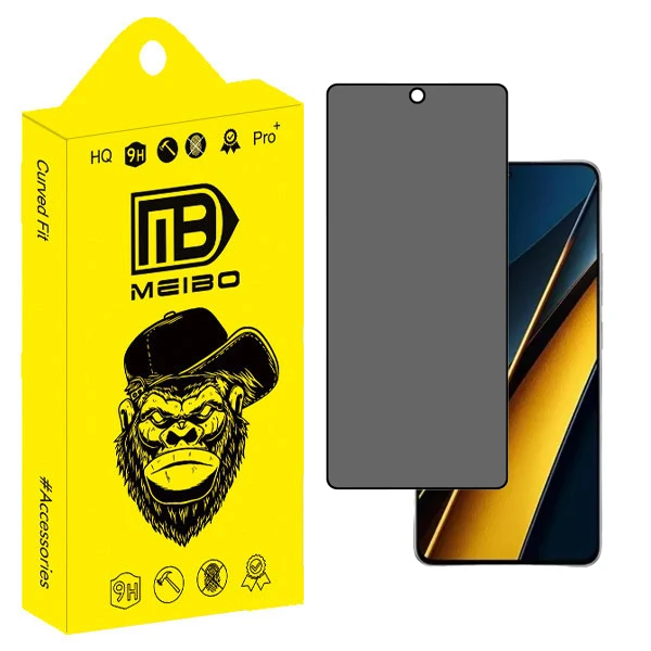 محافظ صفحه نمایش حریم شخصی میبو مدل Grey Lock مناسب برای گوشی موبایل شیائومی Redmi Note 13 Pro 5G / K70 / Poco X6 Pro 5G 