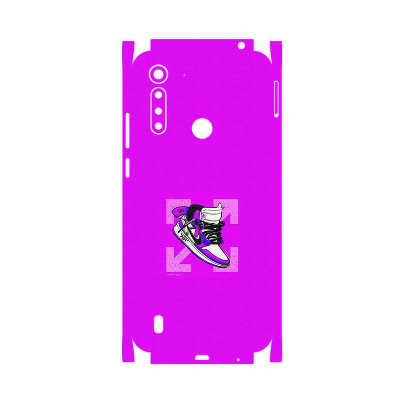 برچسب پوششی ماهوت مدل Nike Air Sneaker Digital Art-FullSkin مناسب برای گوشی موبایل موتورولا Moto G8 Power Lite