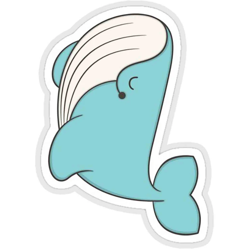 استیکر لپ تاپ طرح lou the whale کد ST1164