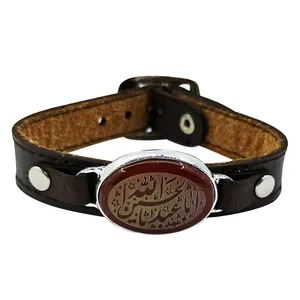 دستبند مردانه سلین کالا مدل عقیق کد ce-As11