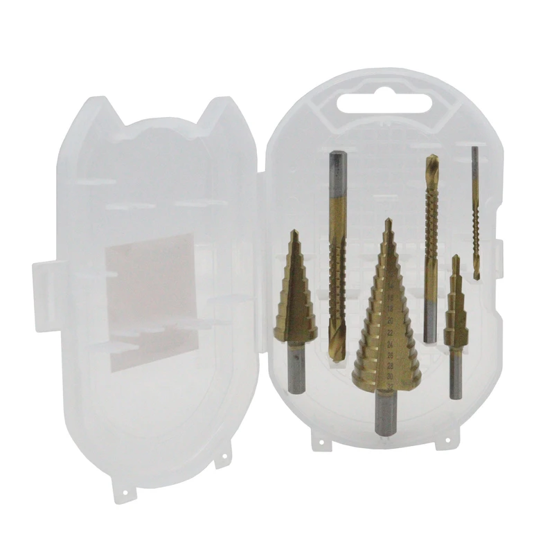 مته برشی و مته کاجی پاور پلاس مدل YP-6PCS مجموعه 6 عددی 