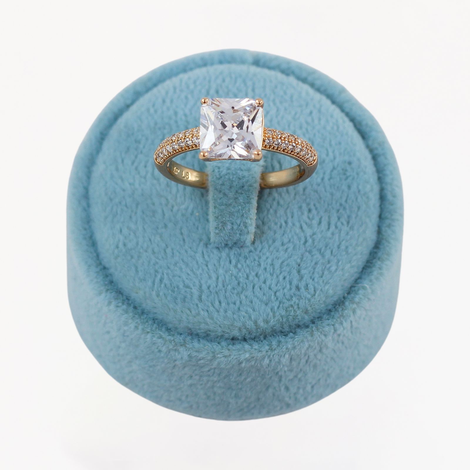 انگشتر زنانه ژوپینگ مدل سولیتر کد ri489 -  - 5