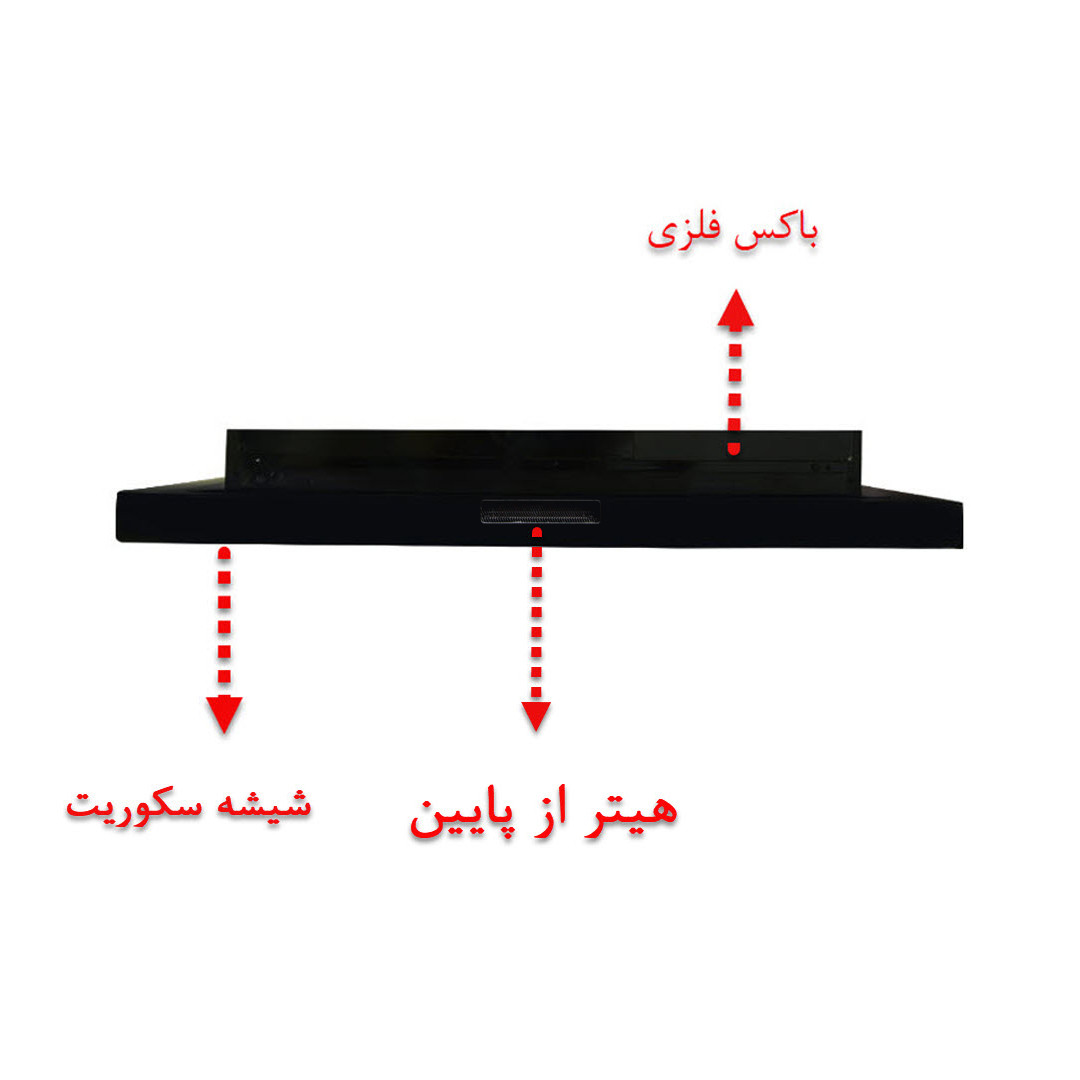 شومینه دیواری برقی شومینه بیستون مدل H.E_85_L4