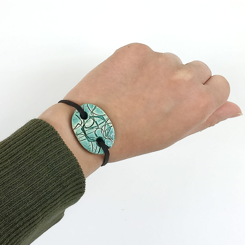 دستبند دخترانه مدل سرامیکی بوهو کد 1