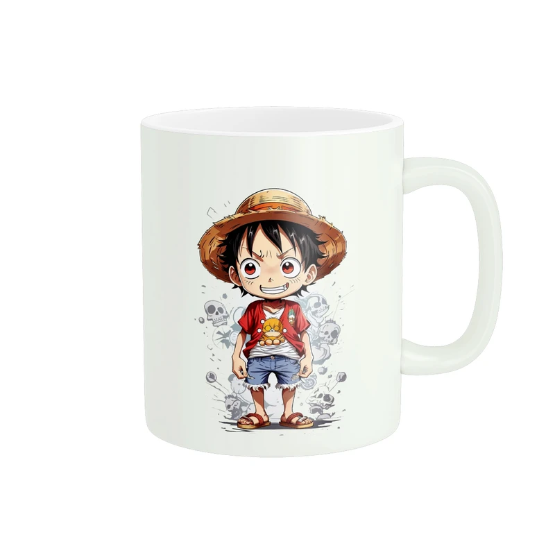 ماگ طرح انیمه وان پیس لوفی luffy one piece کد 333