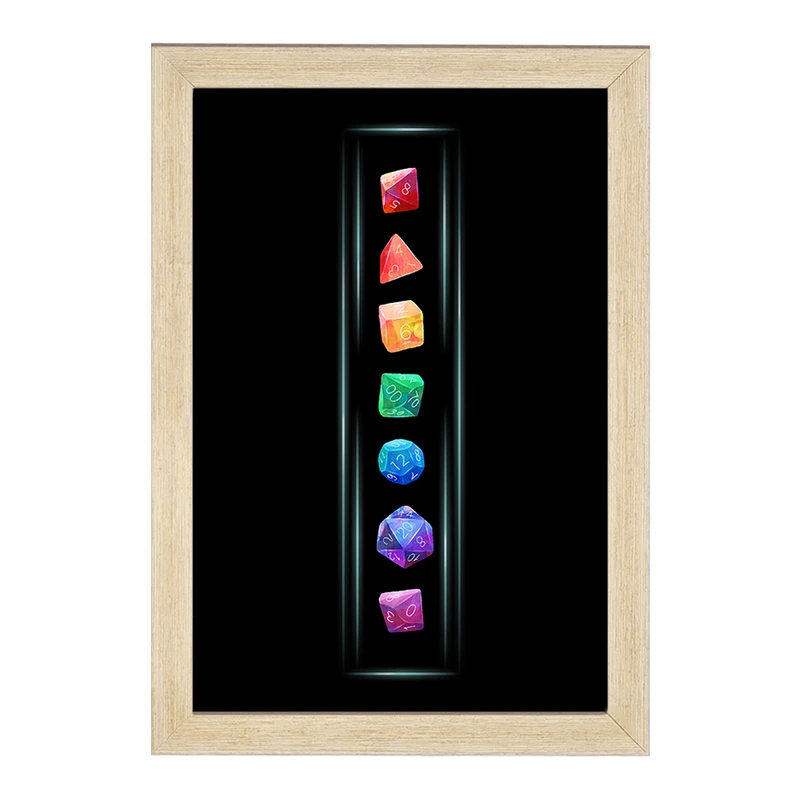 تابلو خندالو مدل چاکراهای بدن کد F1103