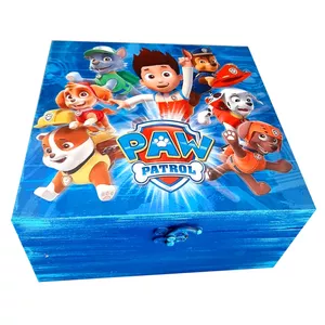 جعبه اسباب بازی کودک مدل کارتونی طرح سگ های نگهبان کد BB08
