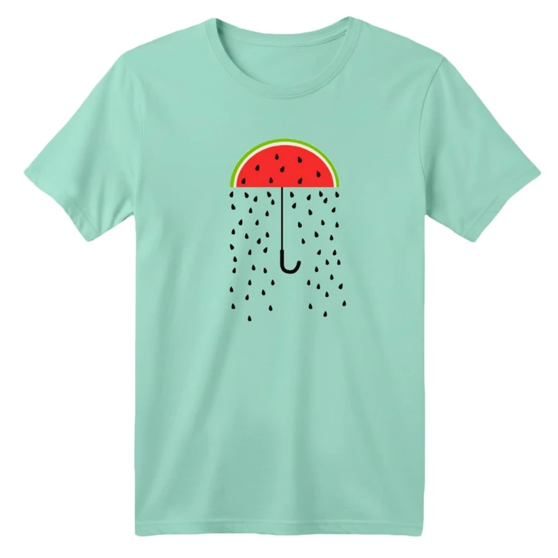 تی شرت آستین کوتاه بچگانه مدل هندوانه چتر یلدایی کد 2