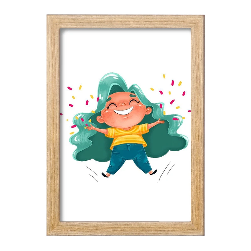 تابلو خندالو مدل دخترانه فانتزی کد 25750