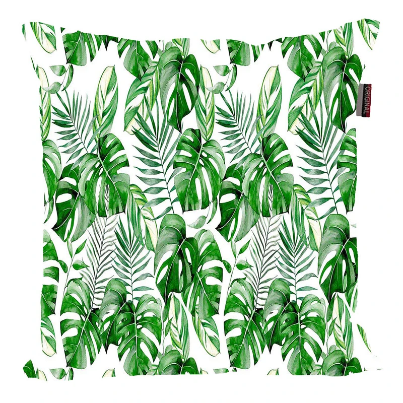 کوسن پاد آفرین مدل فانتزی طرح گل و برگ کد p414