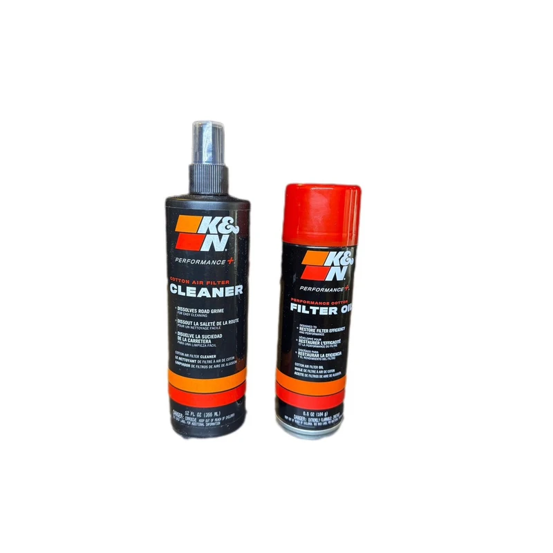 اسپری تمیز کننده فیلتر خودرو برند کی اند ان مدل PERFORMANCE+ حجم 184+355 میلی لیتر