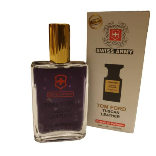 ادو پرفیوم مردانه سوئیس آرمی مدل TUSCAN LEATHER حجم 55 میلی لیتر