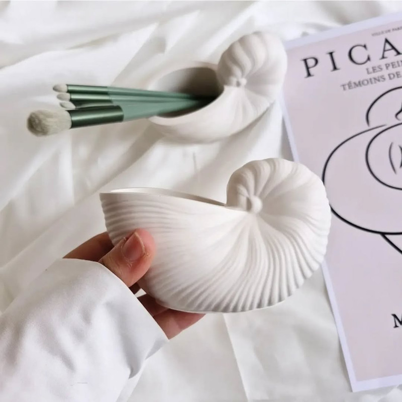 ظروف هفت سین طرح صدف حلزونی مجموعه 7 عددی