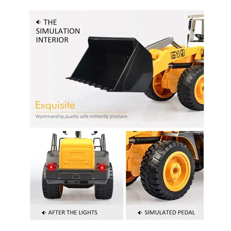 ماشین بازی کنترلی دبل ای مدل لودر طرح Heavy industry کد E519-003