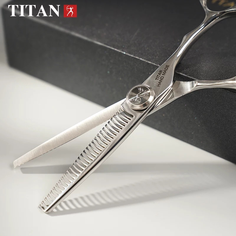 ست قیچی آرایشگاهی تیتان مدل TTD60 مجموعه 2 عددی
