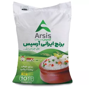 برنج خوشپخت ایرانی آرسیس - 10 کیلوگرم