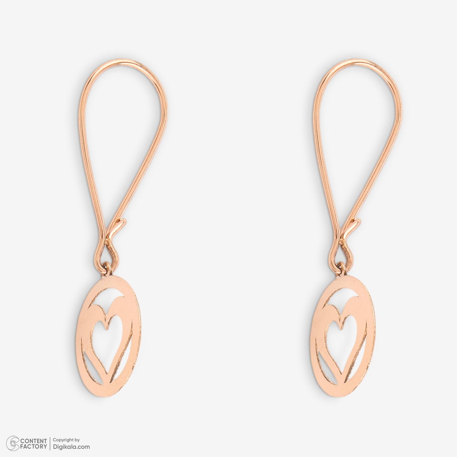 نیم ست طلا 18 عیار زنانه حافا گلد مدل nm24 -  - 9