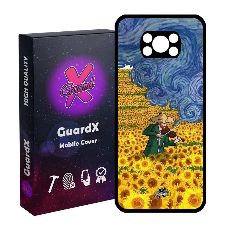 کاور گارد ایکس طرح Art مدل Glass10580 مناسب برای گوشی موبایل شیائومی Poco X3 NFC/Poco X3/Poco X3 Pro