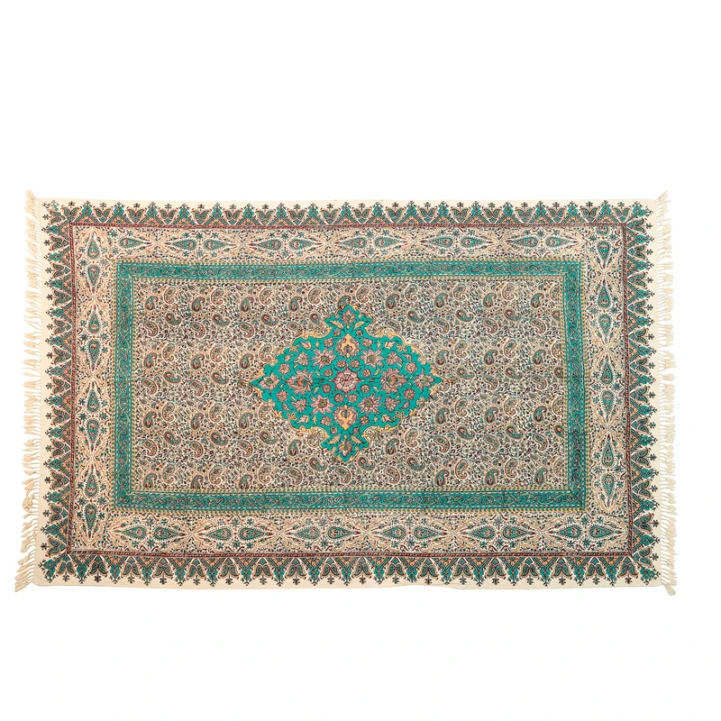 رومیزی قلمکار زابلیان مدل ترنج طرح آتشین کد 150p100