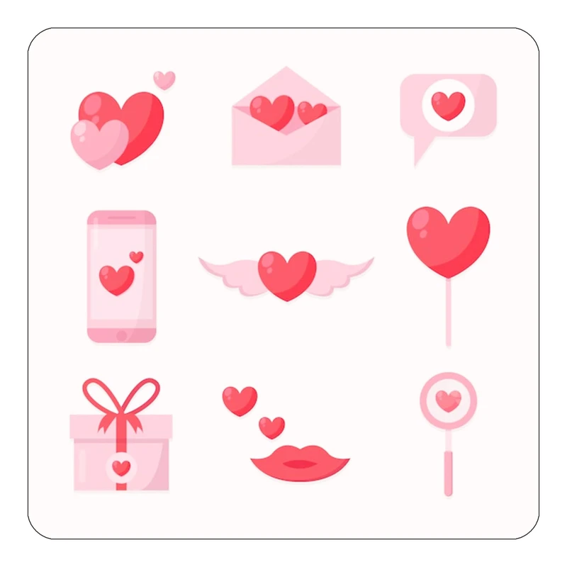 مگنت کاکتی طرح عاشقانه مدل mp37379