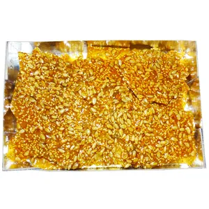 سوهان عسلی کنجدی با مغز دانه  - 400 گرم