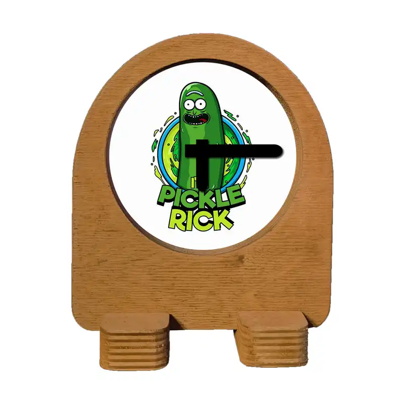 ساعت رومیزی طرح ریک و مورتی کد 5