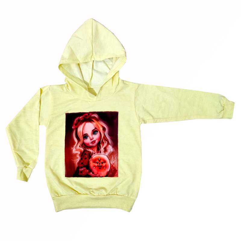 هودی دخترانه مدل پرنسس کد 774856