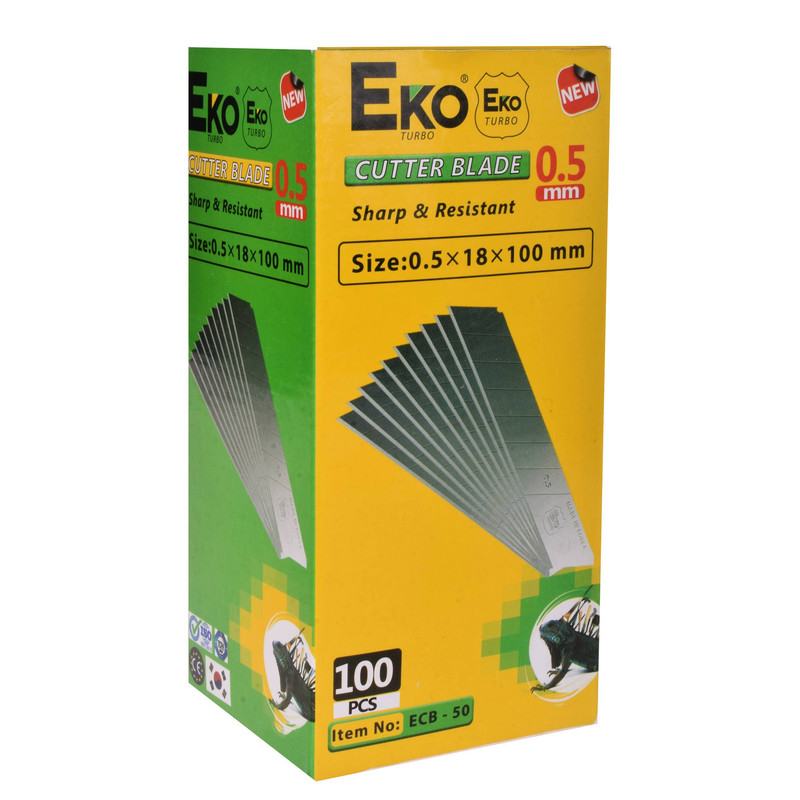 تیغ کاتر اکو مدل ECB-50 بسته 100 عددی