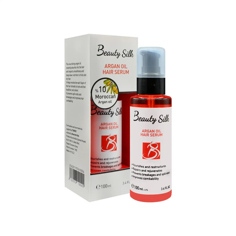 روغن آرگان بیوتی سیلک مدل 1 moroccan حجم 100 میلی لیتر