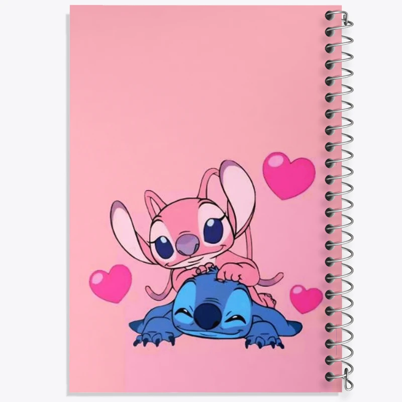 دفتر مشق 100 برگ خندالو طرح استیچ (Stitch) کد N2956