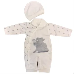 ست سرهمی و كلاه نوزادی مدل خرگوش