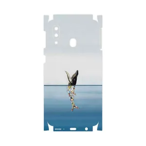 MAHOOT Collage of Sea Trash-FullSkin Cover Sticker for Samsung Galaxy A40