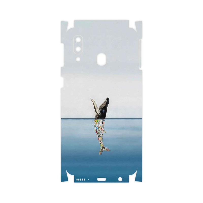برچسب پوششی ماهوت مدل Collage of Sea Trash-FullSkin مناسب برای گوشی موبایل سامسونگ Galaxy A40