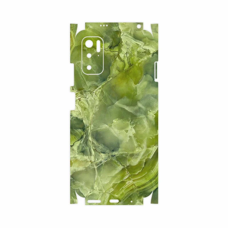 برچسب پوششی ماهوت مدل Green-Crystal-Marble-FullSkin مناسب برای گوشی موبایل نوکیا G10