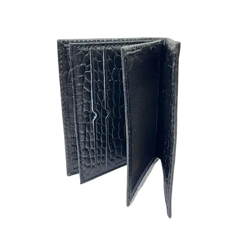 ست هدیه مردانه سرزمین چرم مدل استیون رنگ مشکی