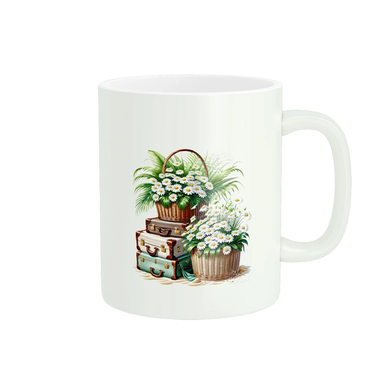 ماگ پاد آفرین طرح گل کد 611