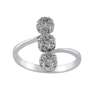 انگشتر نقره زنانه جواهری سون مدل 439